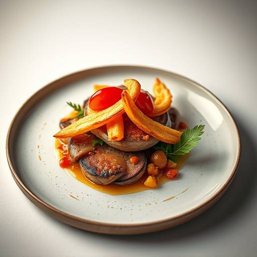 Exemples de photographie de studio - Photographie culinaire d'un plat gastronomique