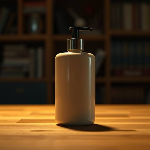 Photo originale d'un produit avec un éclairage inégal et des reflets indésirables